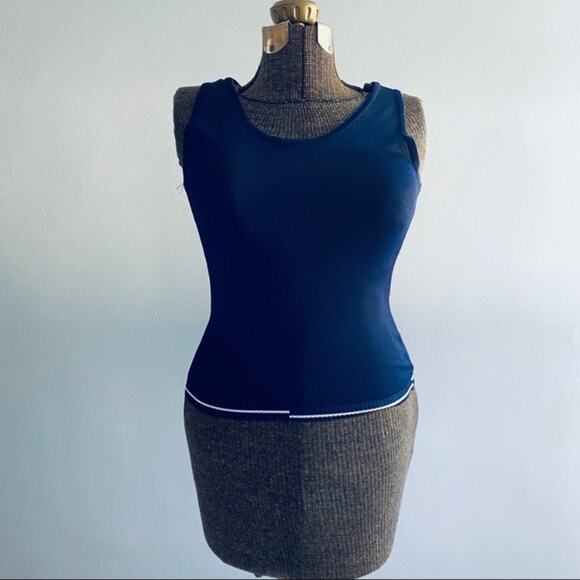 Versus Versace navy sheer tank - Picture 1 of 9